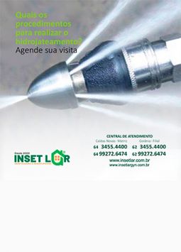 Desentupimento de Encanação - Hidrojateamento em Goiânia.