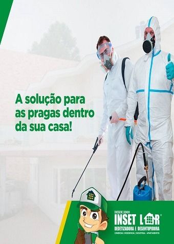 Controle de pragas e vetores urbanos - InsetLar - Goiânia GO.