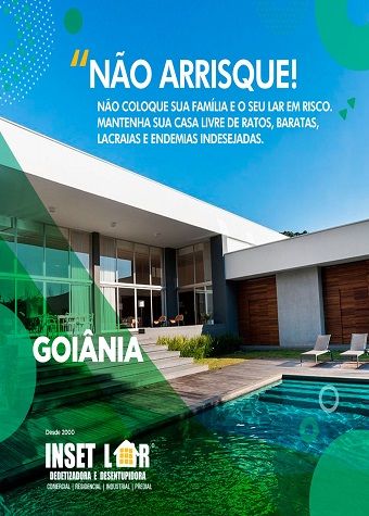 Dedetização em Goiânia - Desinsetização - Insetlar Gyn.
