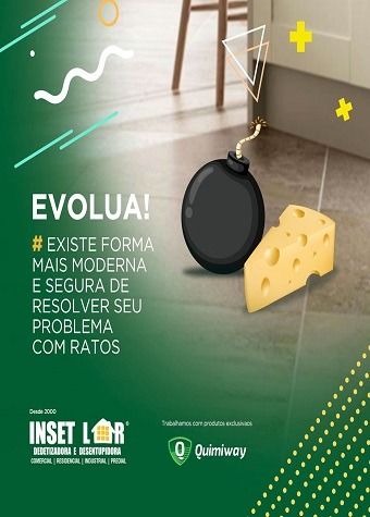 Dedetização de ratos em Goiânia - Desratização - InsetLar Gyn.